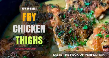 Perfectly Crispy Press-Fried Chicken Thighs: A Step-by-Step Guide