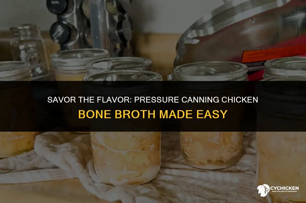 how to pressure can chicken bone broth