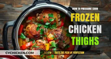 Quick & Easy Pressure Cooking: Frozen Chicken Thighs Made Simple