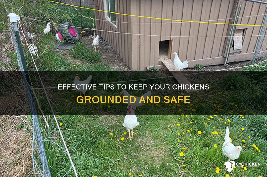 how to prevent a chicken from flying