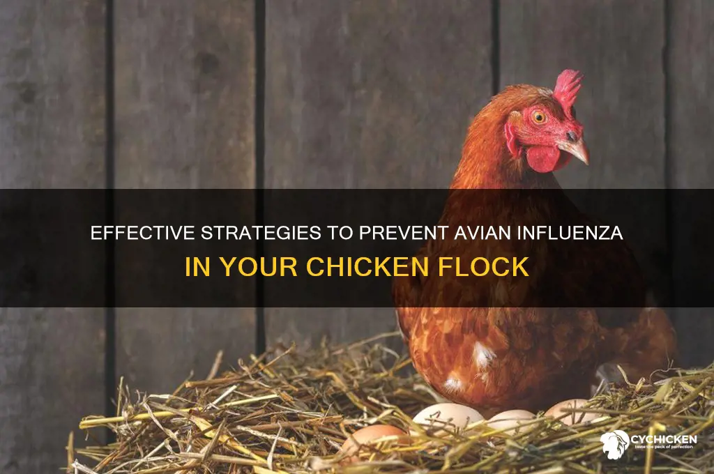how to prevent avian influenza in chicken