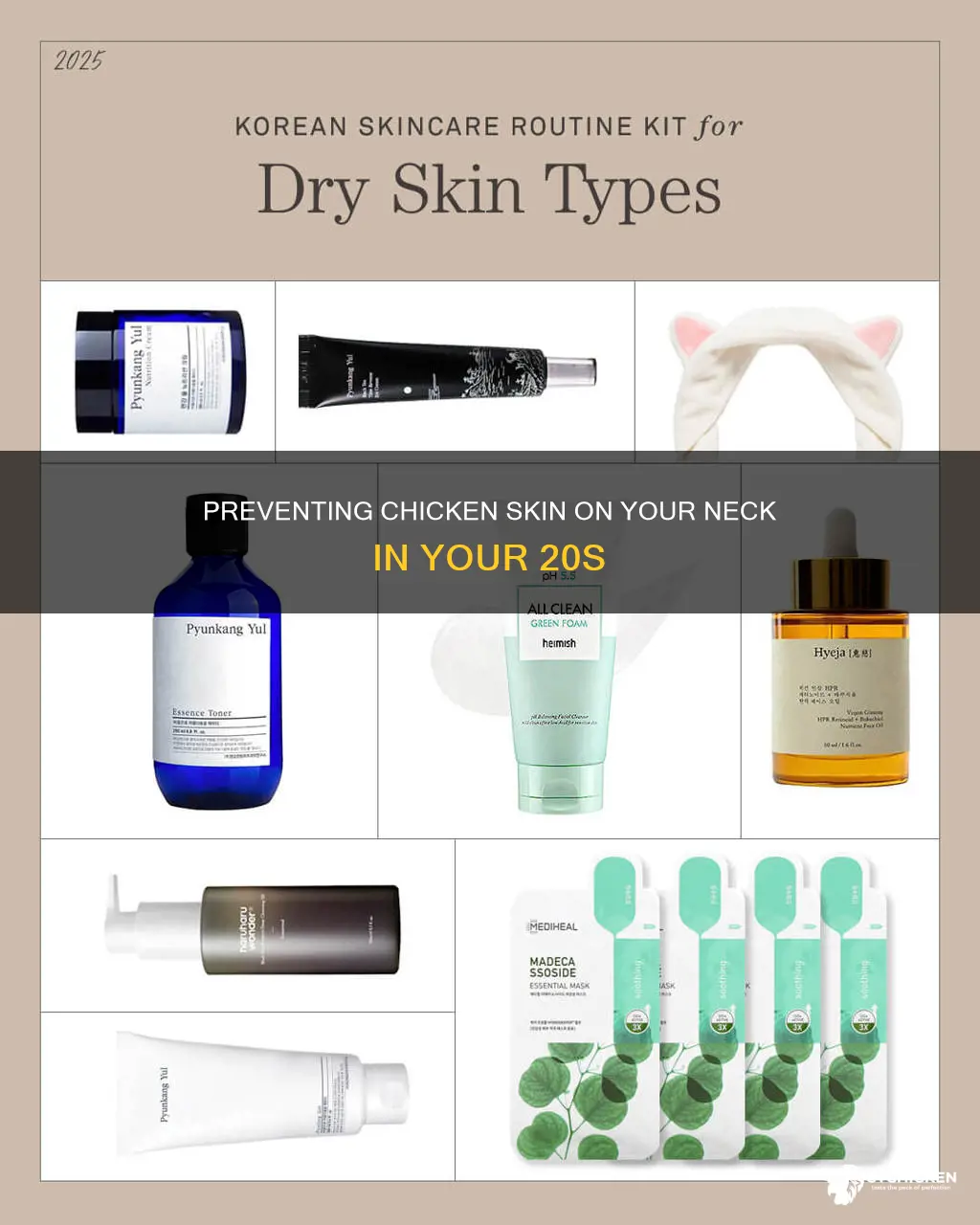 how to prevent chicken skin on neck in 20s