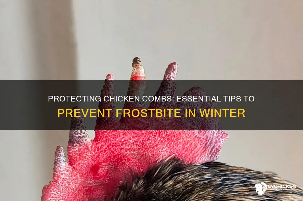 how to prevent frostbite in chicken combs