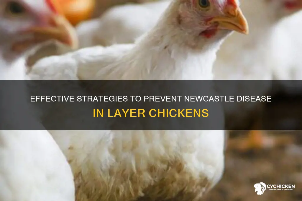 how to prevent layers chicken from new newcastle