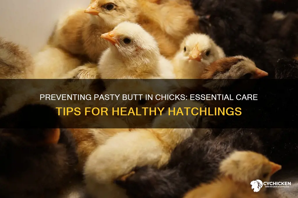 how to prevent pasty butt in chicks