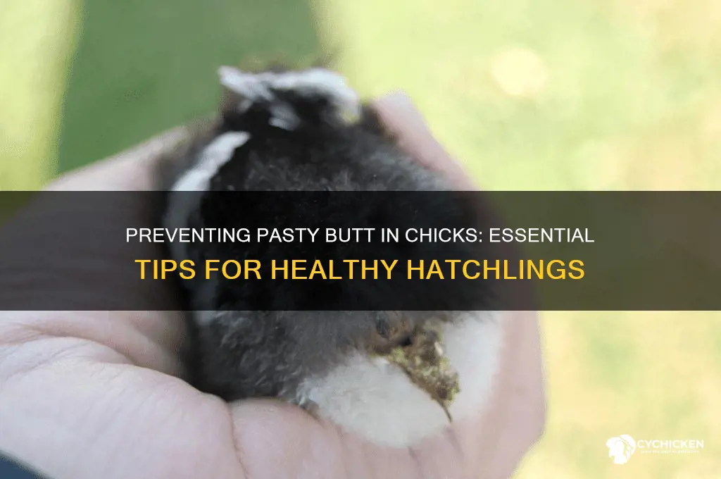 how to prevent pasty butt on chicks