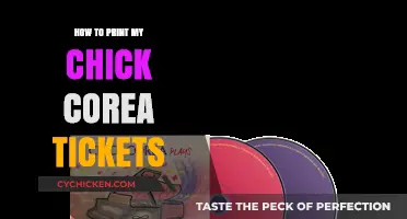 Print Your Chick Corea Tickets: A Quick & Easy Guide
