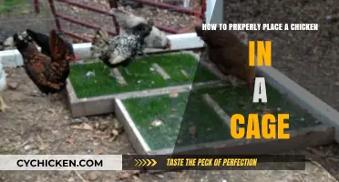 The Right Way to Place Chickens in a Cage