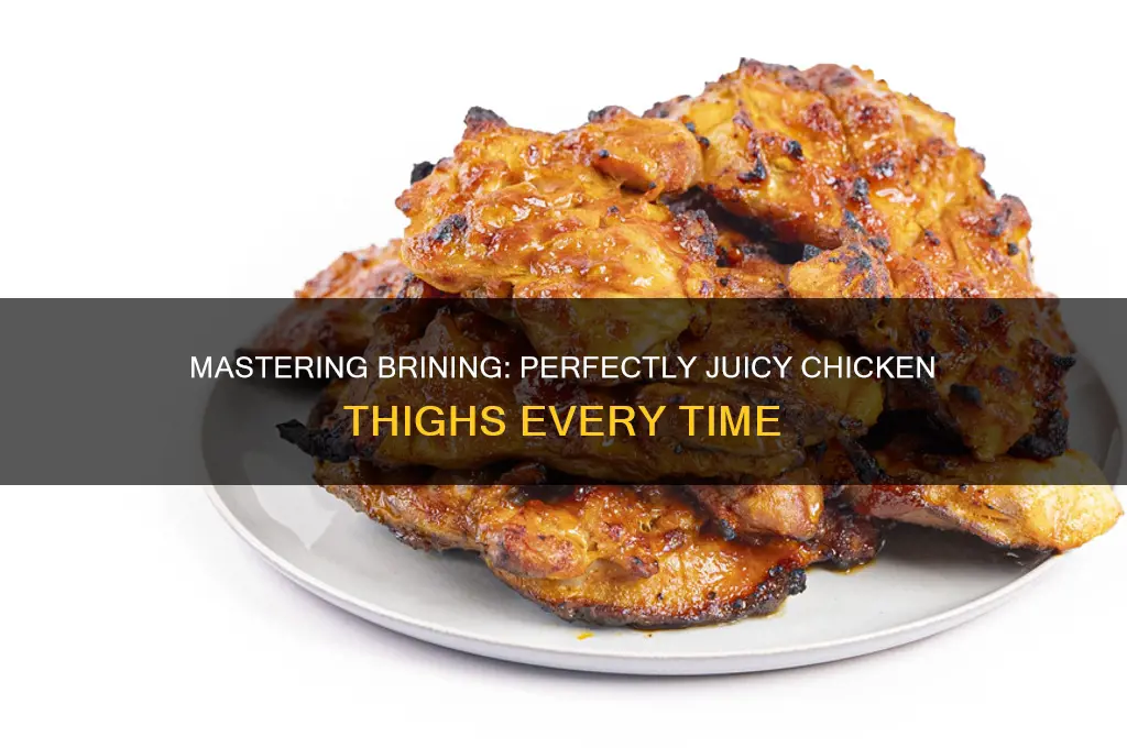 how to properly brine chicken thighs