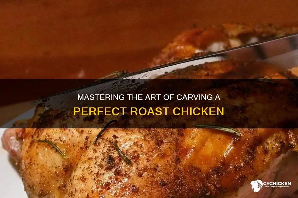 how to properly carve a roast chicken