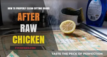 Sanitizing Cutting Boards: Post-Chicken Chopping