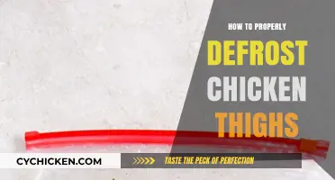 Safely Defrosting Chicken Thighs: A Step-by-Step Guide for Perfect Results
