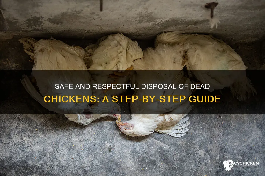 how to properly dispose of a dead chicken