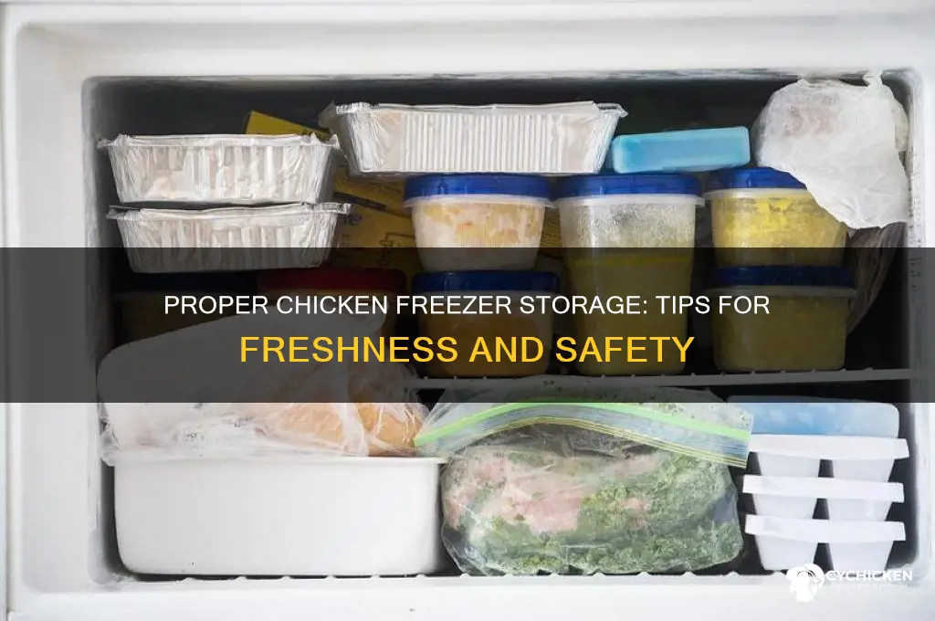 how to properly store chicken in freezer