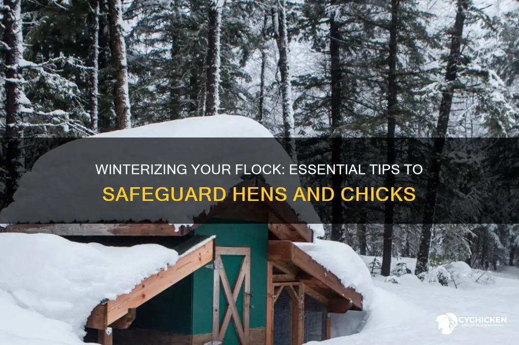 how to protect hens and chicks in winter