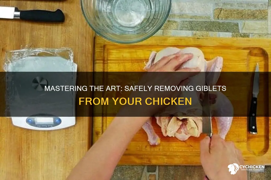 how to pull giblets out of a chicken