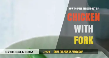 Pulling Tendons from Chicken with a Fork: The Best Technique