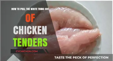 Extracting the White Tendon from Chicken Tenders