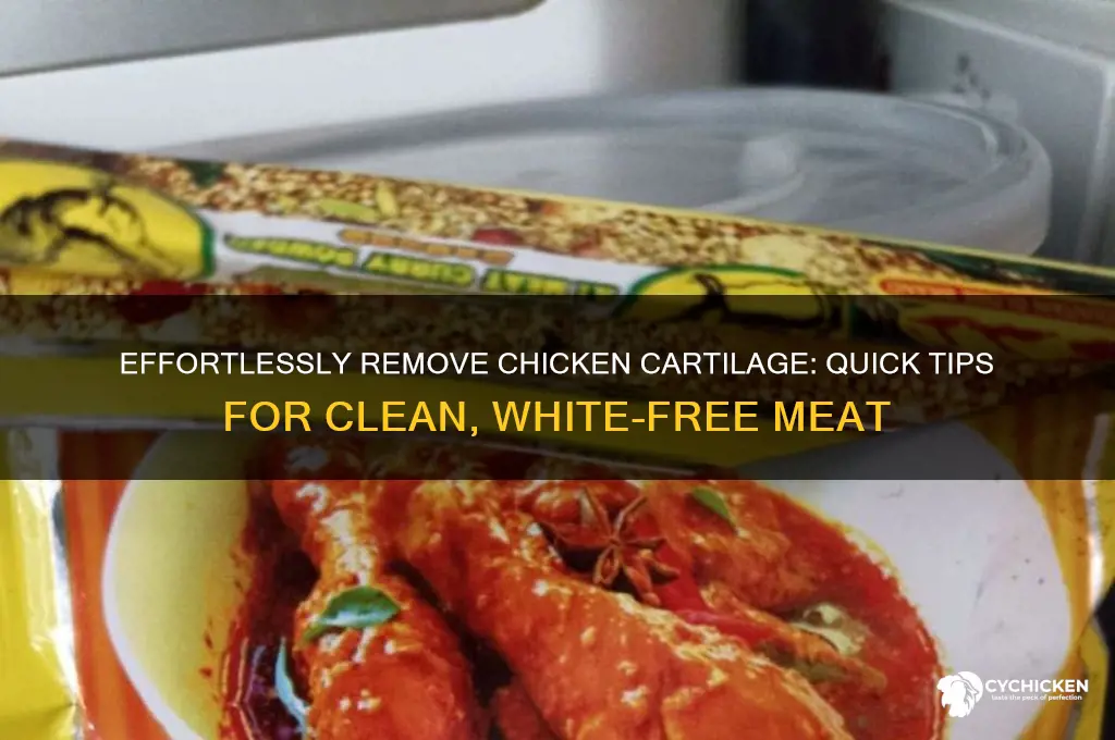 how to pull white part out of chicken