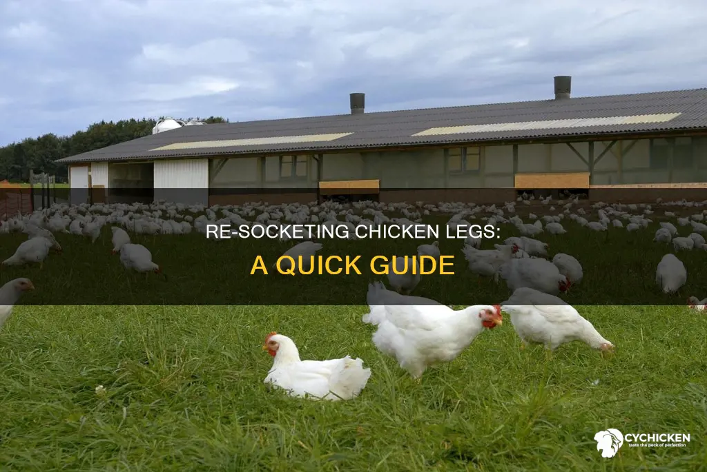 how to put a chicken leg back in its socket