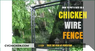 Install a Gate in Your Chicken Wire Fence