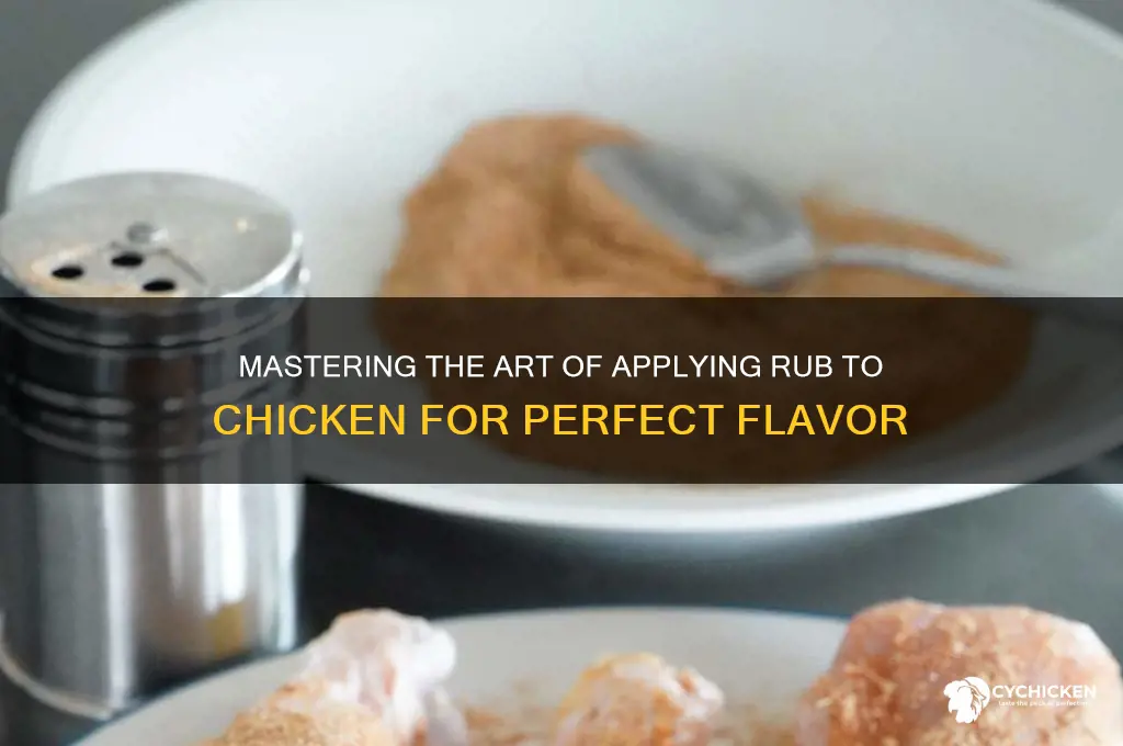 how to put a rub on chicken