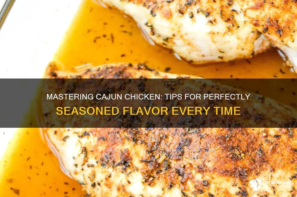 how to put cajun seasoning on chicken
