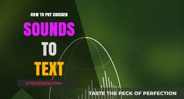 Transforming Clucks into Text: A Guide to Converting Chicken Sounds