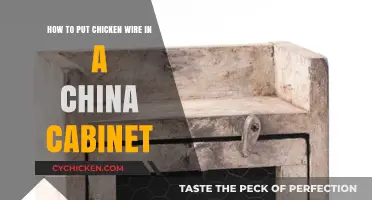 Chicken Wire China Cabinet: A Step-by-Step Guide