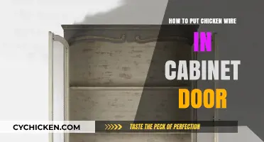 Secure Your Cabinets: A Step-by-Step Guide to Installing Chicken Wire Doors