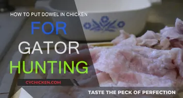 Dowel Rods for Gator Bait: A Chicken Prep Guide
