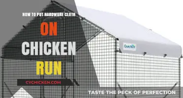Secure Your Chicken Run: Easy Hardware Cloth Installation Guide