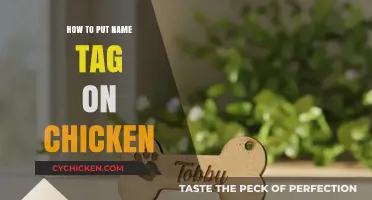 Easy Steps to Securely Attach Name Tags to Your Chickens