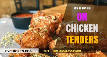 Perfectly Seasoned Chicken Tenders: Mastering the Art of Rub Application