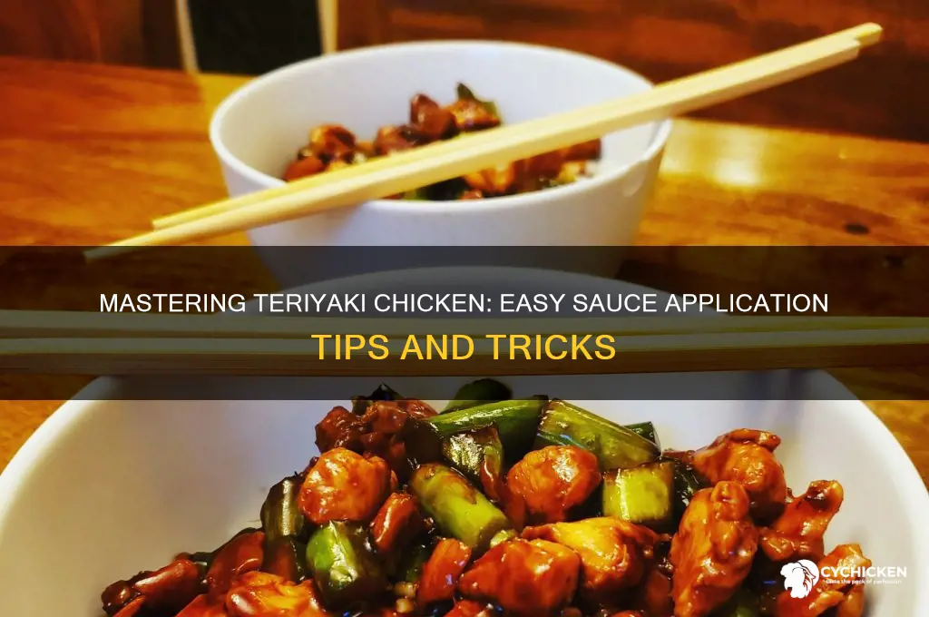 how to put teriyaki sauce on chicken
