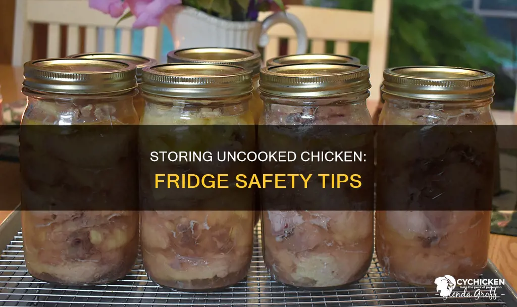 how to put uncooked chicken back in the fridge