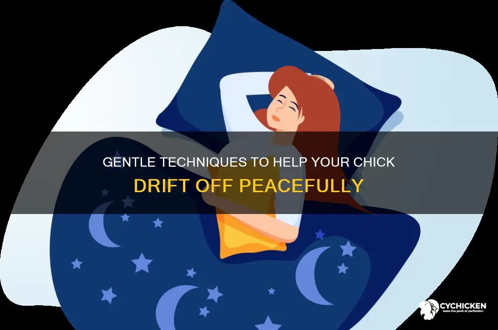 how to put yiur chick to sleep