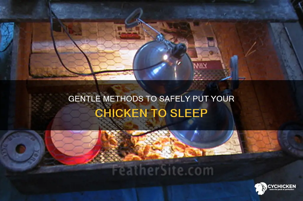 how to put your chicken to sleep
