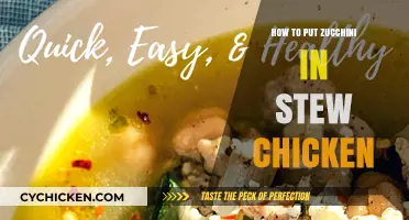Enhance Your Chicken Stew with Zucchini: A Flavorful Twist