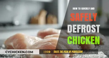 Quick and Safe Chicken Defrosting: A Step-by-Step Guide