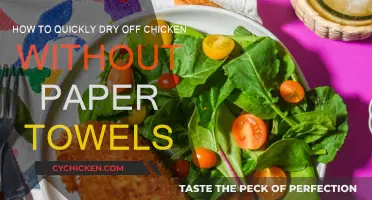 Drying Chicken Without Paper Towels: Quick, Easy Alternatives