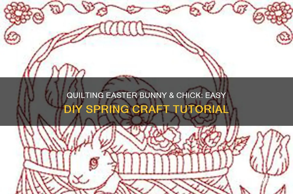 how to quil a easter bunny and chick