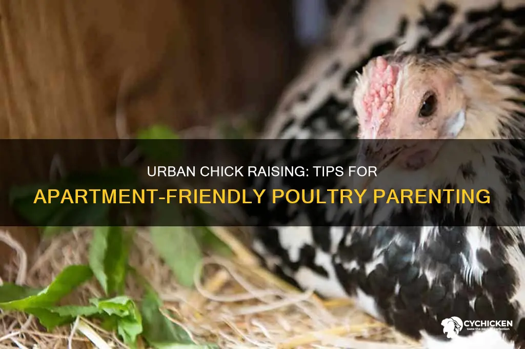 how to raise a chick in an apartment