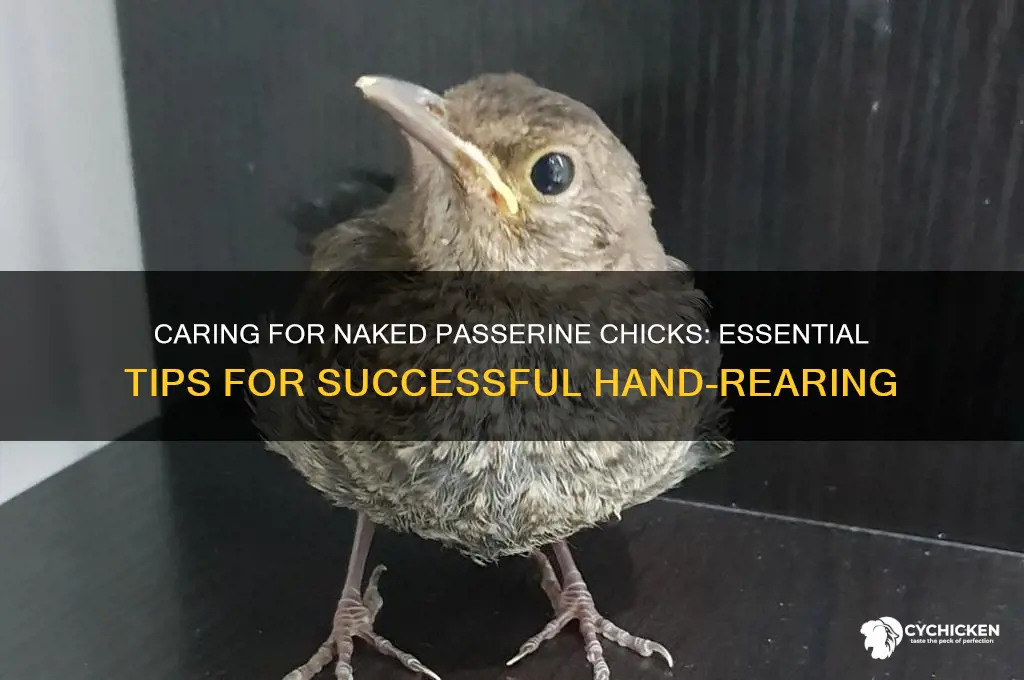 how to raise a young naked passerine chick