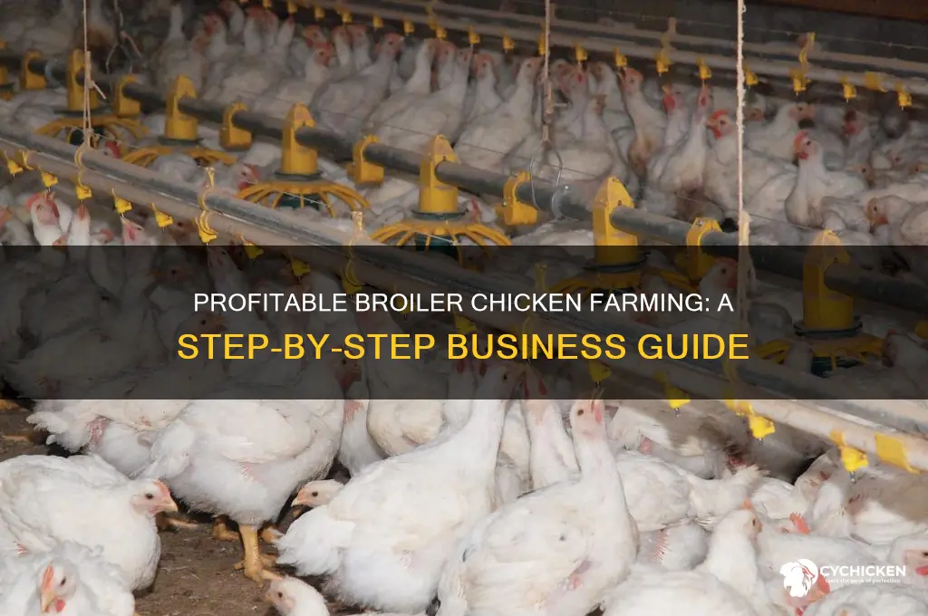 how to raise broiler chicken for business