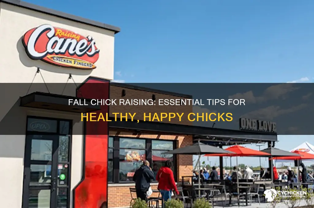 how to raise chicks in the fall