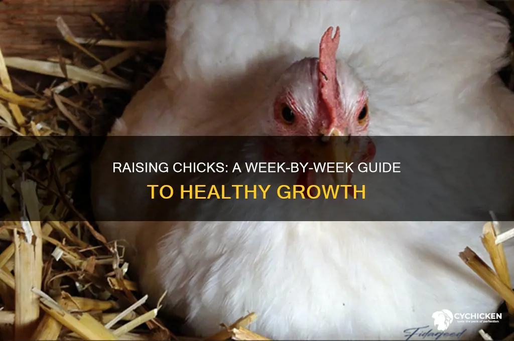 how to raise chicks week by week