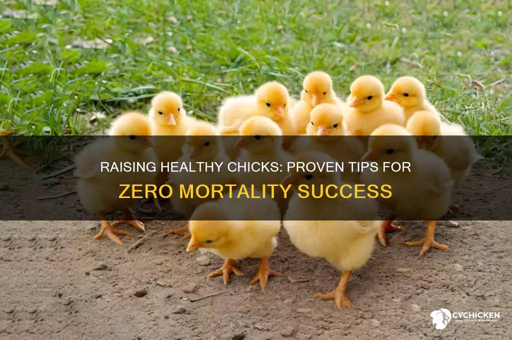 how to raise chicks with zero deaths