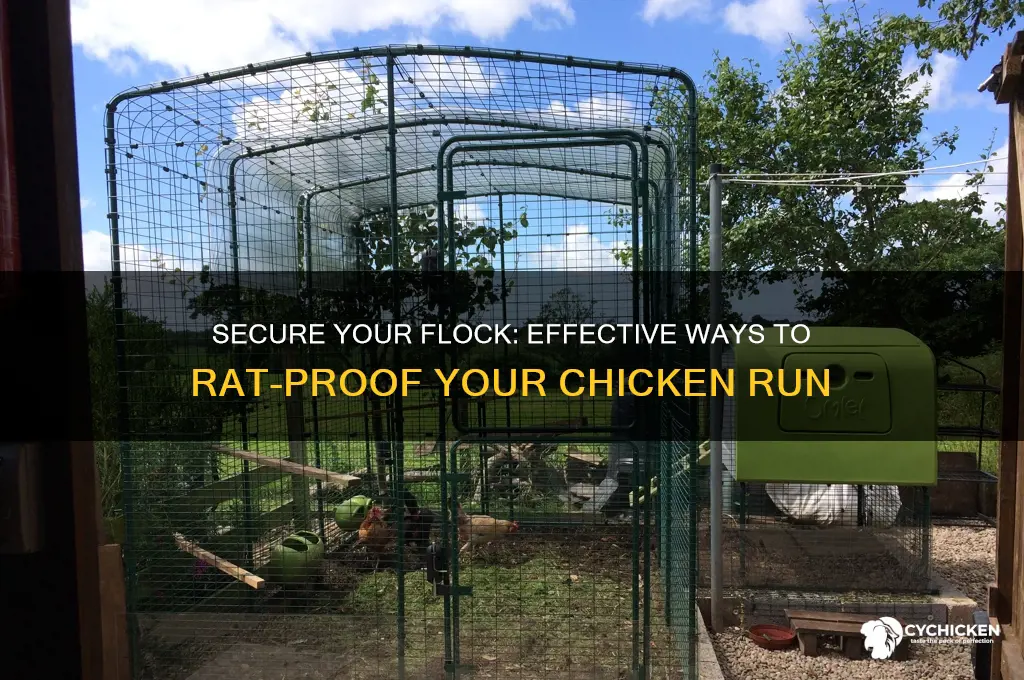 how to rat proof a chicken run
