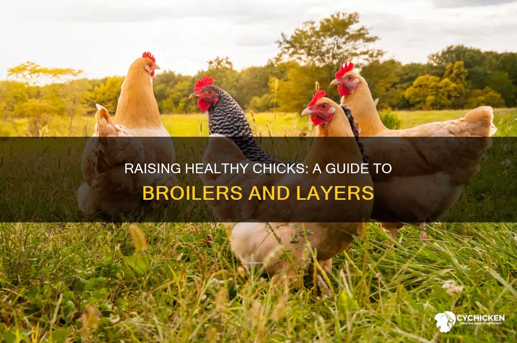 how to rear a chicks browlers and layers